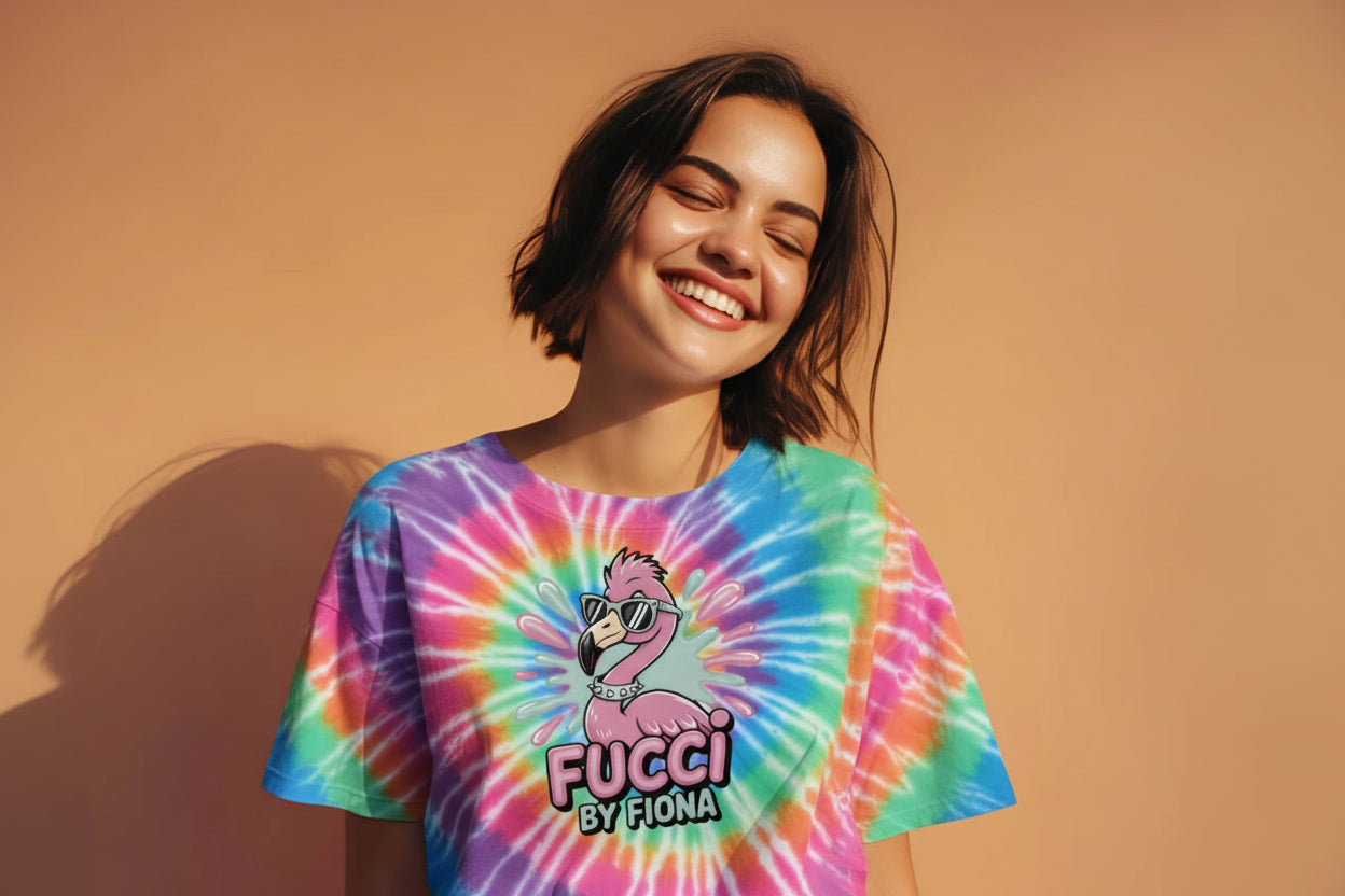 Fucci By Fiona Flamingo Crop Top